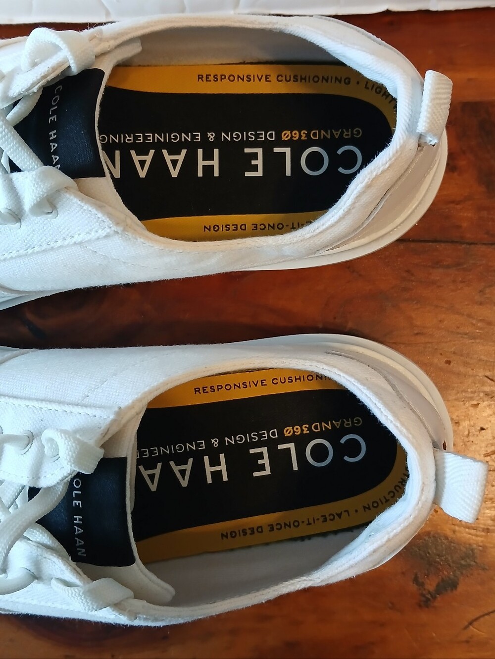 Cole Haan GrandPro Rally Canvas Low-Top Sneakers in Off-White Women's Size 8.5B - Picture 2 of 13